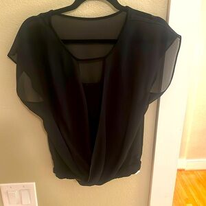 Express black top size extra small